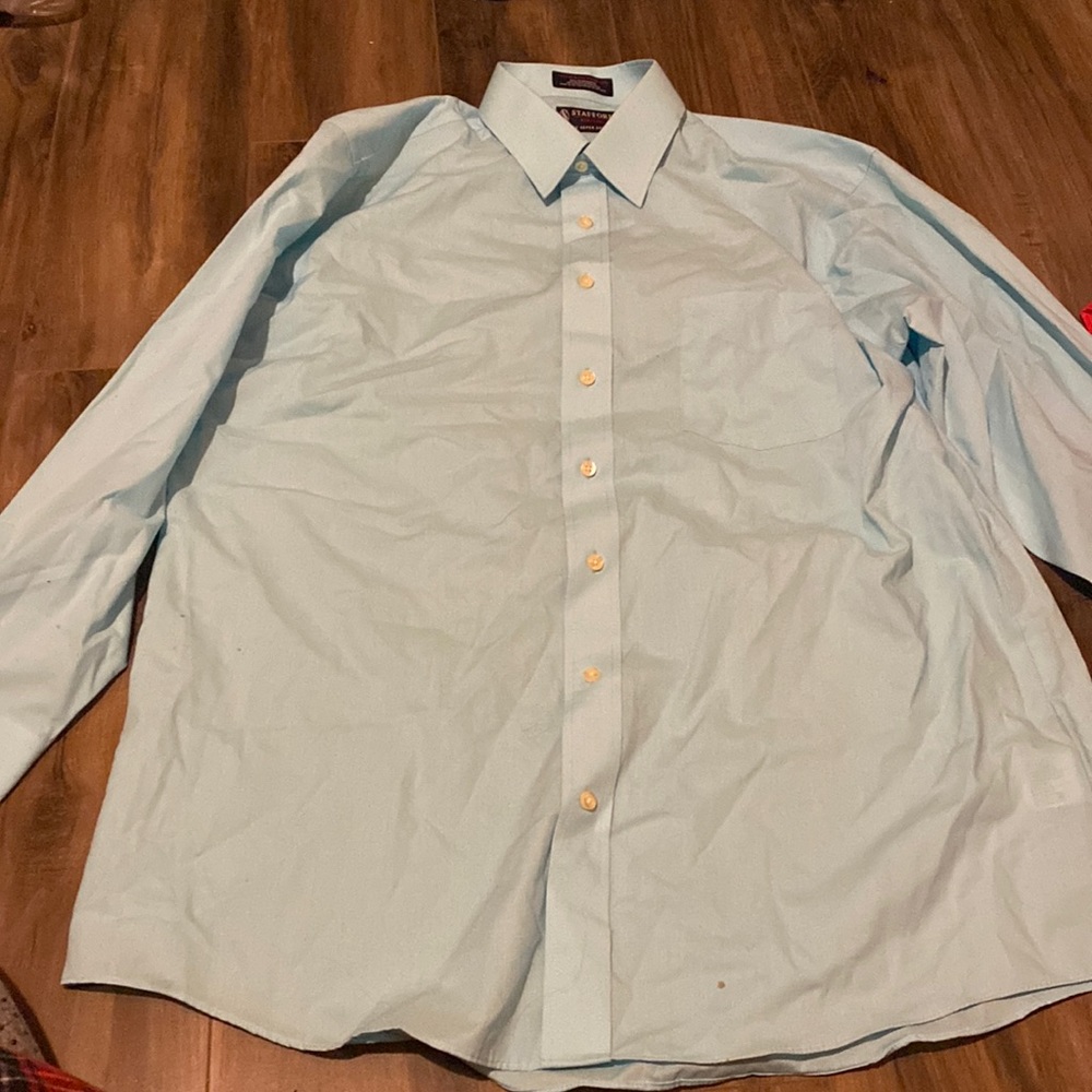 Blue dress shirt